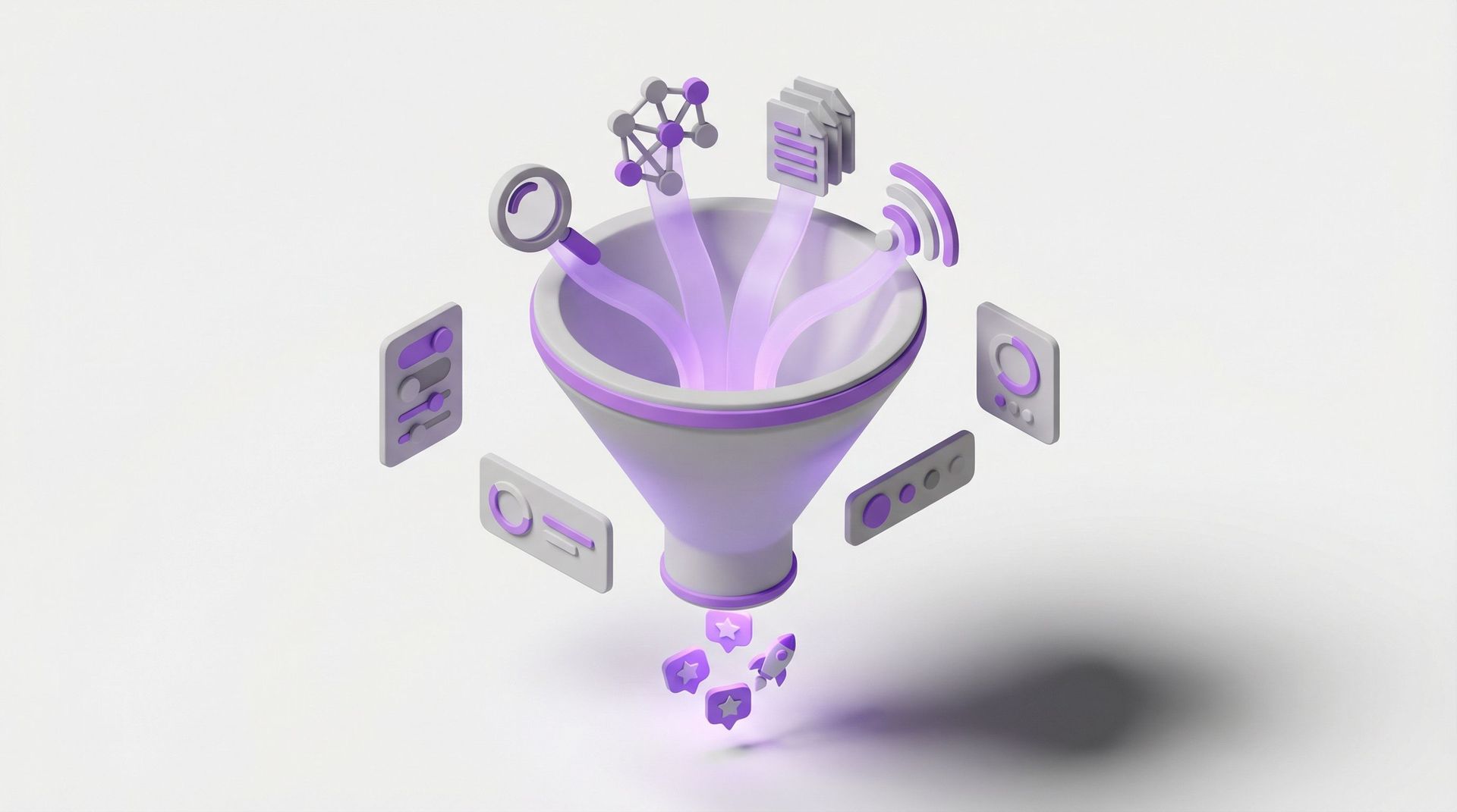 Laptop with colorful lighting