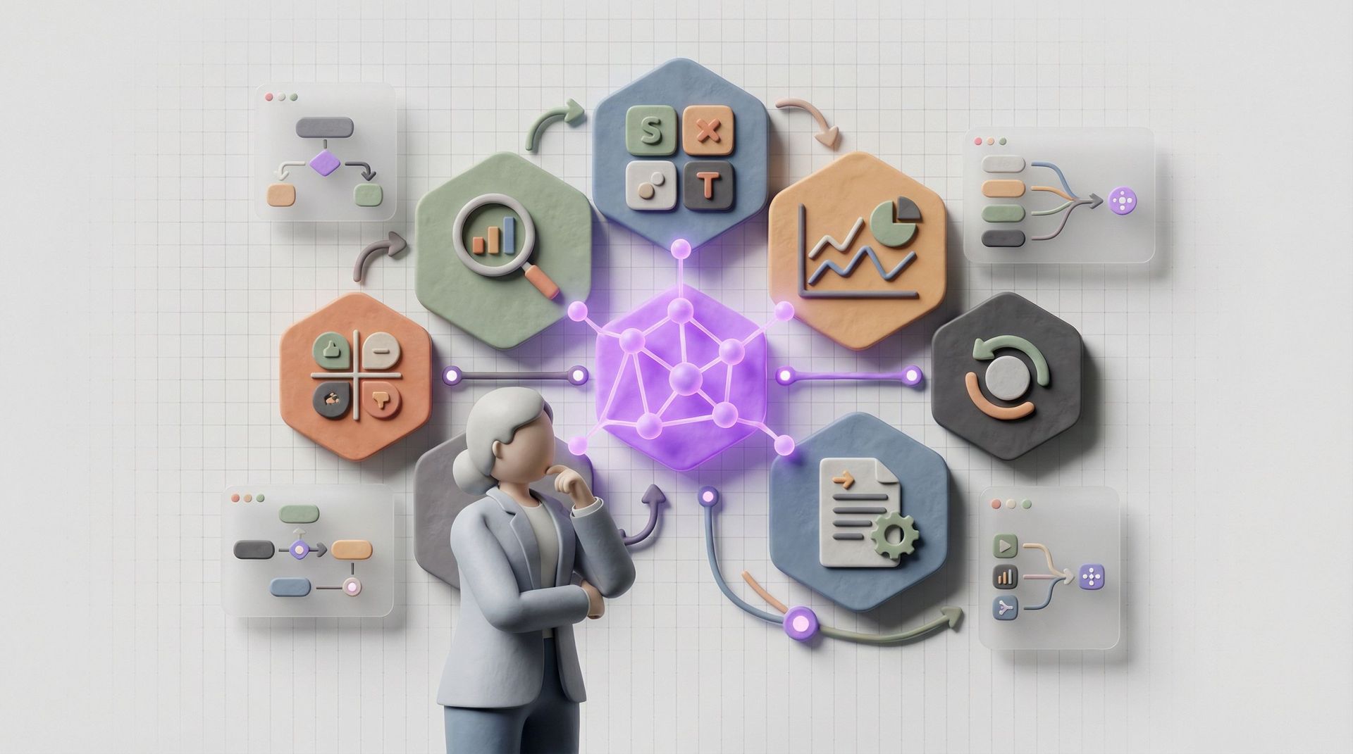 Laptop with colorful lighting