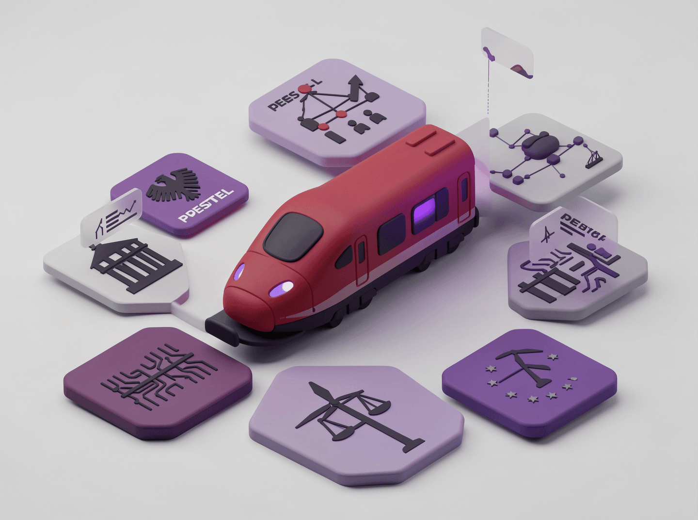 Laptop with colorful lighting