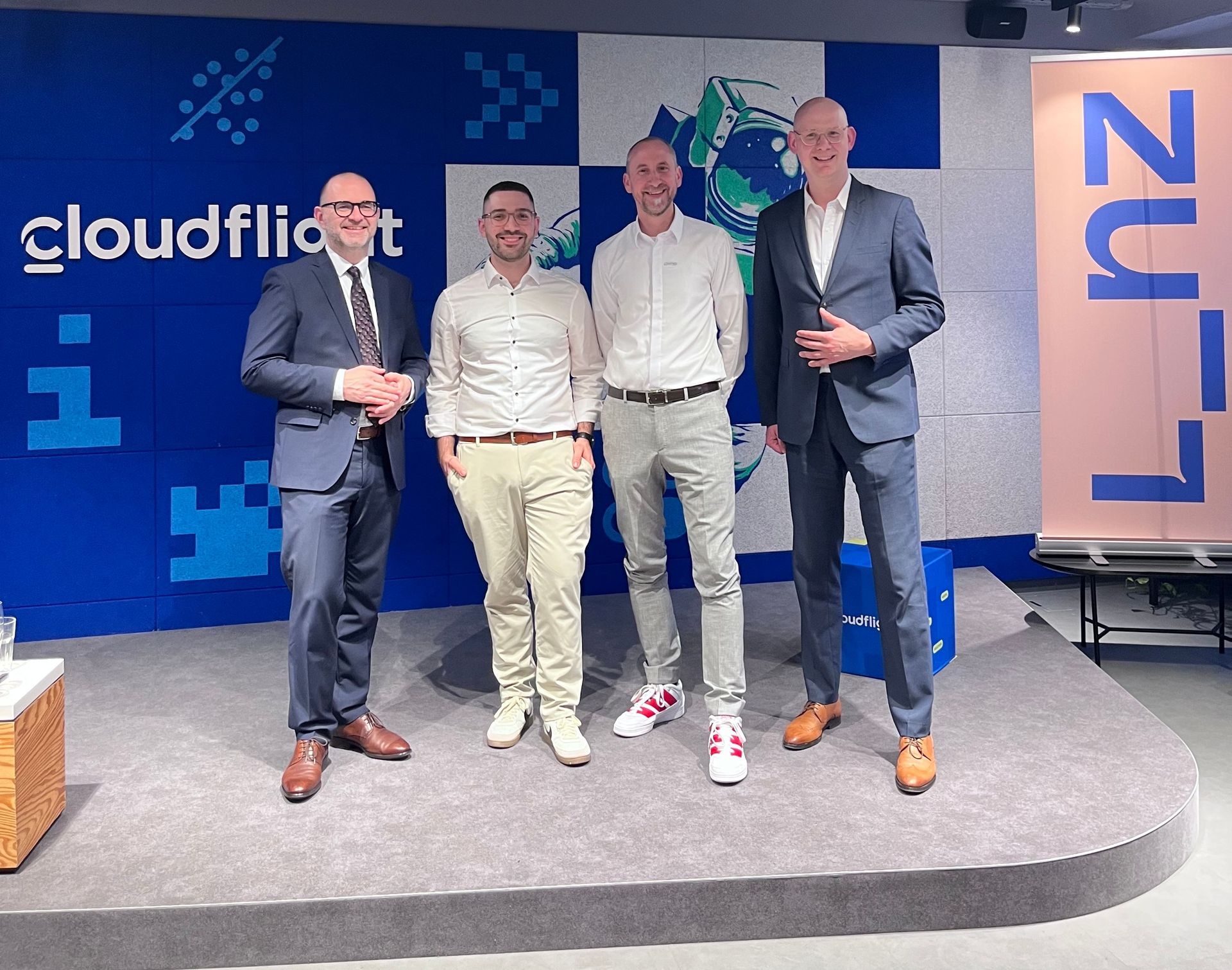 Laptop with colorful lighting