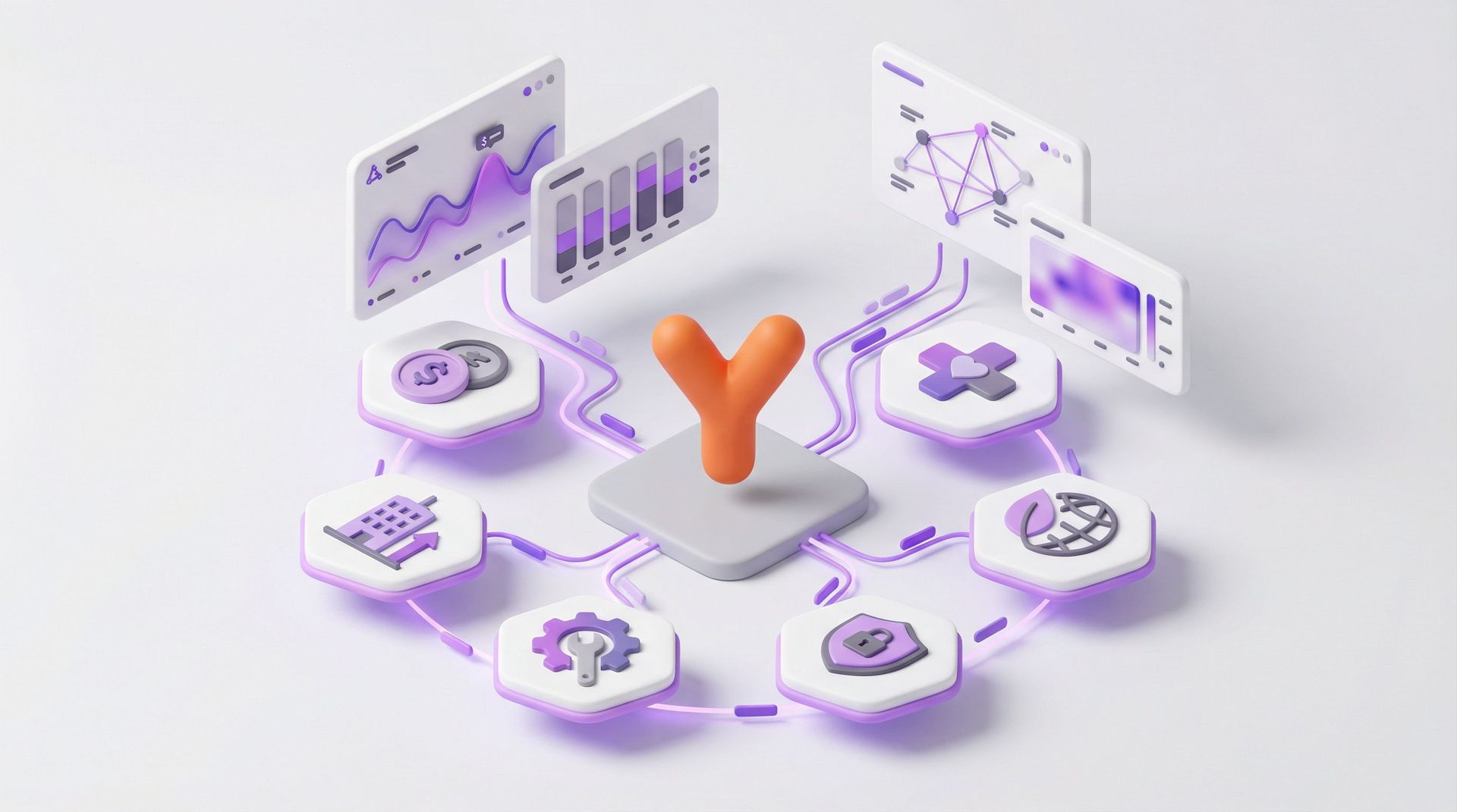 Laptop with colorful lighting